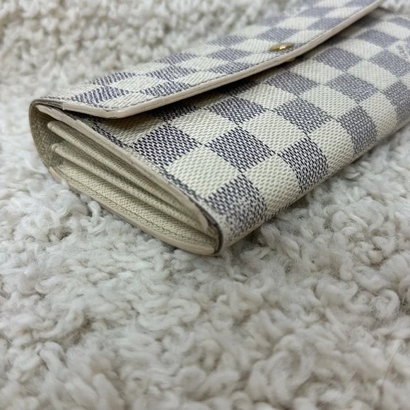 Louis‎ Vuitton Damier Azur SarahWallet White women’s - Picture 7 of 15